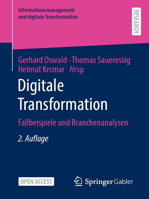 Title details for Digitale Transformation by Gerhard Oswald - Available